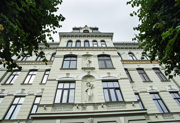 istock Vertical view of art Nouveaux building 531464975