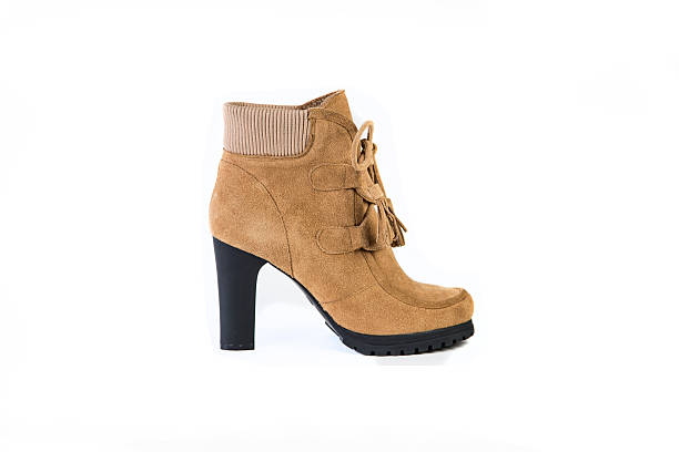 istock women's shoes on a white background, brown shoes 531466028