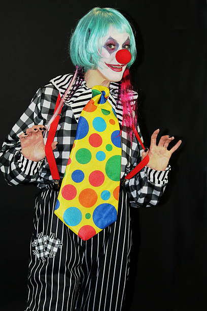istock Female Clown In Stage Costume 531466799