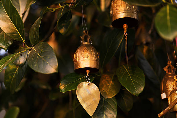 istock Famous Big Buddha wish bells, Thailand 531470132