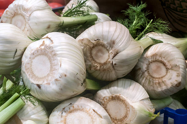 istock Fennel bulbs in farmers market 531474564