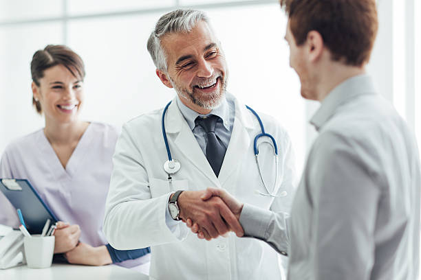 Patient and medical staff