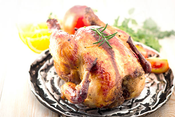istock Close up whole roasted chicken 531475905