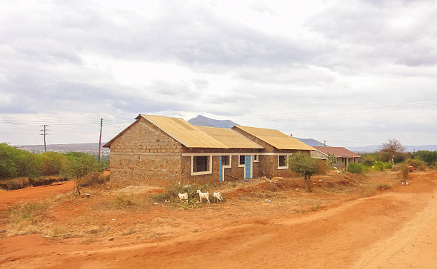 istock Kenyan village in savannah 531478960