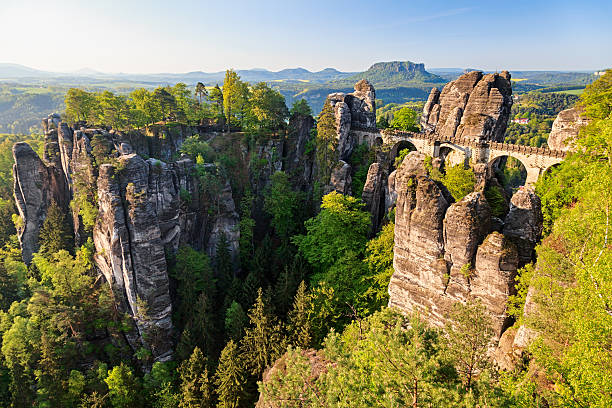 istock Bastei bridge in Saxon Switzerland, Germany 531479038