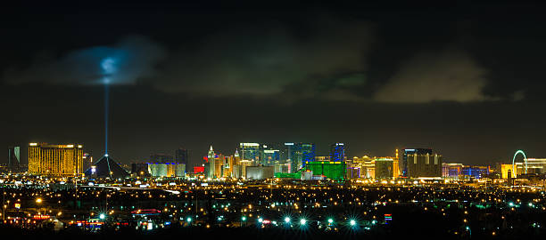 istock Las Vegas Strip Panorama View at Night 531479399