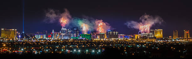 istock Firework Show over Las Vegas Strip. 531479405