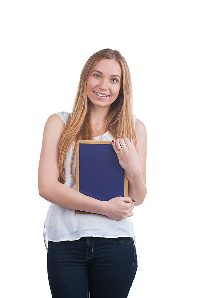 istock Woman with picture frame 531481630