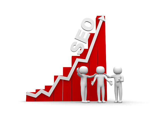 istock 3d man - people, person and graph. SEO concept 531482521