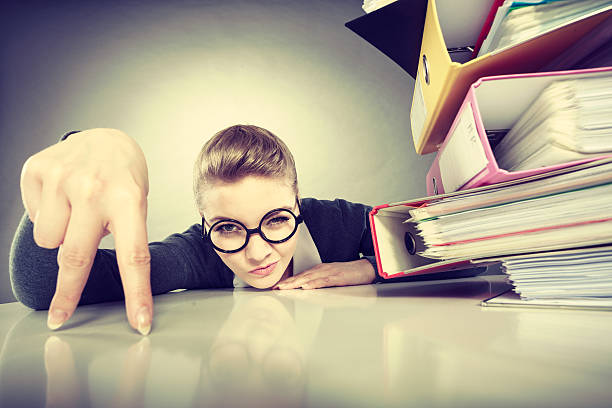 istock Positive business woman starts working. 531483032