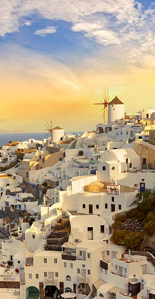 istock Santorini sunset in Oia on Greece 531483184