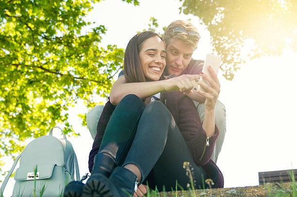 istock Happy couple surfing net. 531484196