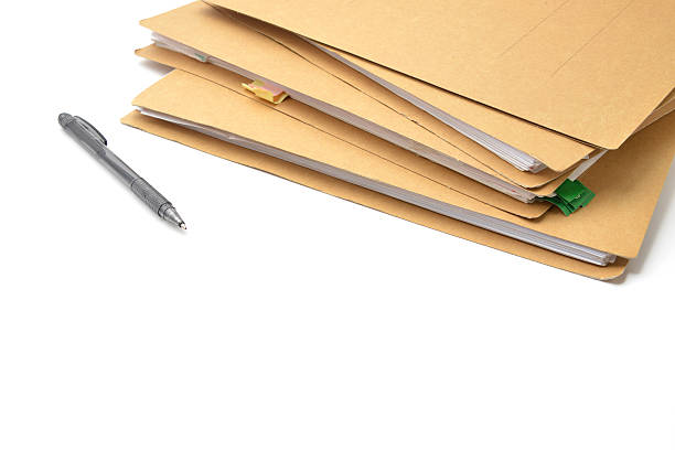 istock Business files and pen 531486533