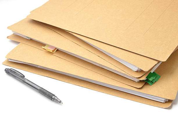istock Business files and pen 531486539