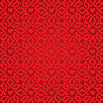 Red Arab Pattern Red Pattern Stock Illustration - Download Image Now - 2015, Anniversary ...