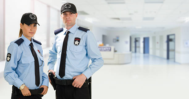 Security Guard Two security guard in office. security guard photos stock pictures, royalty-free photos & images