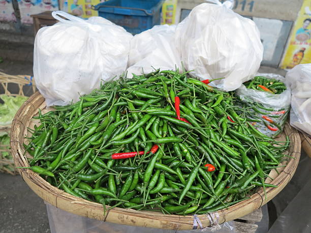 istock green pepper in market 531503779