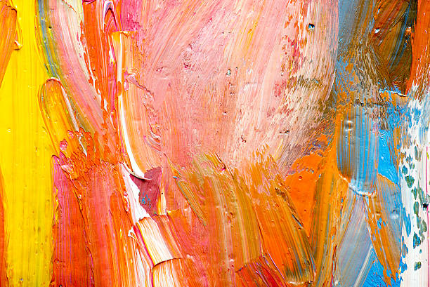 istock Abstract art background. Hand-painted background 531505275