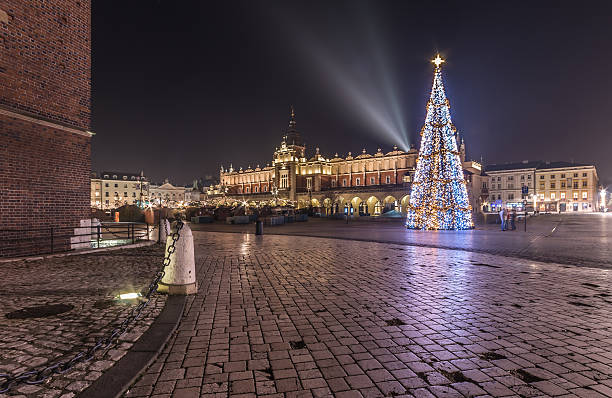 istock Main Market square in Krakow during Christmas 531505429