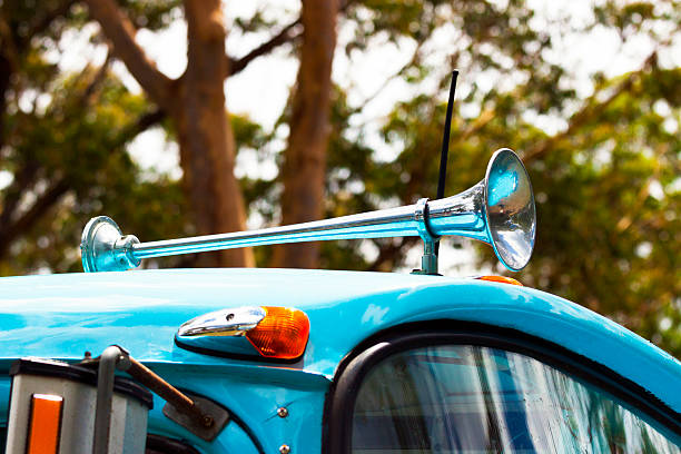istock Old Truck horn against trees 531505849