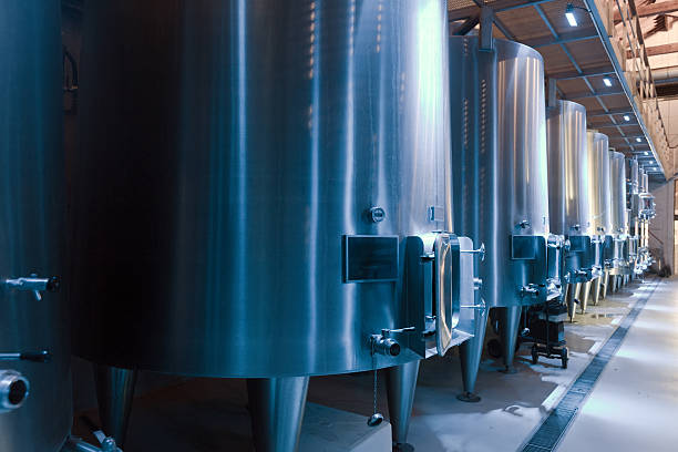 istock barrels in interior of contemporary winery 531506645