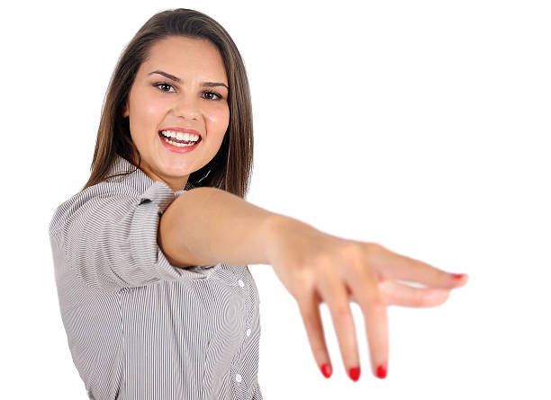 istock Isolated business woman 531507415