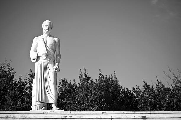 Hipócrates Estátua - foto de acervo