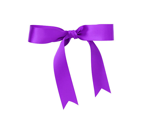 istock classic purple ribbon bow 531508089