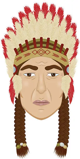 Vector illustration of chief