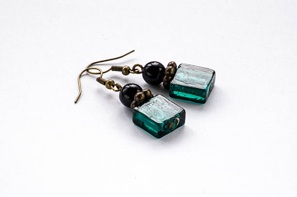 istock Hand crafted earrings made with metal 531517639