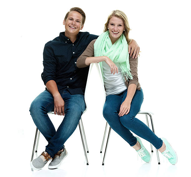 istock Young couple sitting on chair 531520211