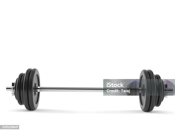 Barbell Stock Photo - Download Image Now - Barbell, Mass - Unit of Measurement, Cut Out
