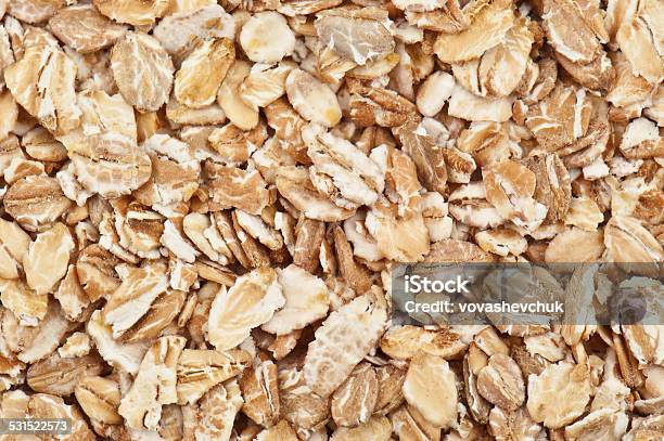 Oat Flakes Texture Stock Photo - Download Image Now - 2015, Backgrounds, Cereal Plant