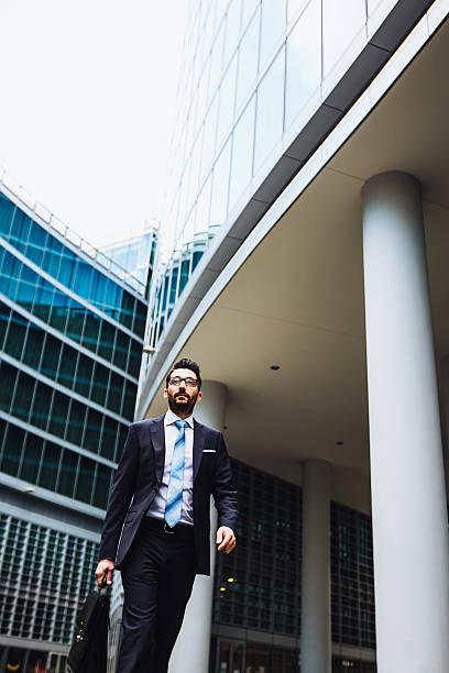 istock Businessman walks in the financial district 531522851
