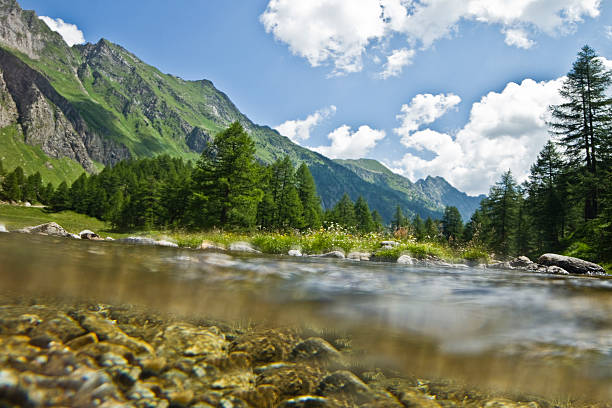 istock Under/over water shot mountain landscape-Nature 531530647