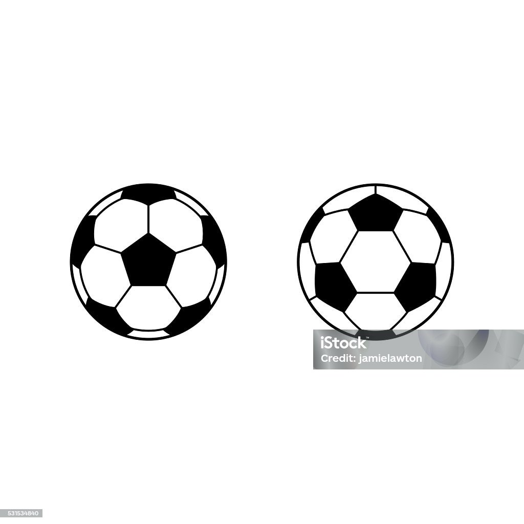Football, Soccer ball vector icons A set of football / soccer ball vector icons, ideal elements for your sporting design project. These football vectors can be scaled to any size without loss of quality and it's simple to change their colour to suit your needs. Soccer Ball stock vector