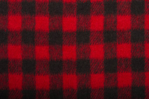 Red wool fabric texture stock photo