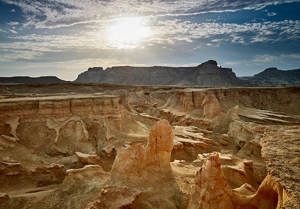 Stars Valley. Mountain range at Qeshm Island, Iran