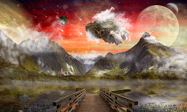 istock Fantasy land, wonderland, dreamland, digital art 531537259