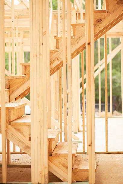 istock Construction job site. Framed building.  No people. 531538664