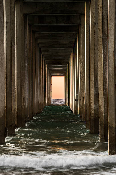 istock Symmetrical shot under Scripps Pier during sunset 531543906