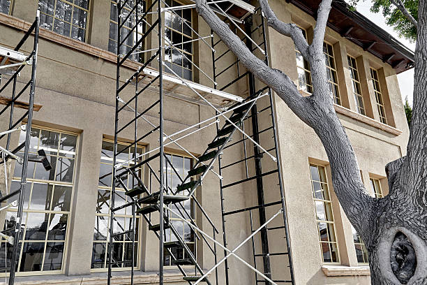 istock Scaffolding on Front of Building 531547544