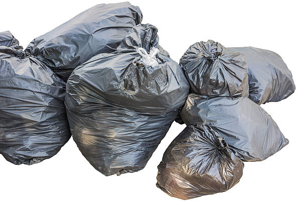 istock trash bag isolated on white background,clipping path 531547636