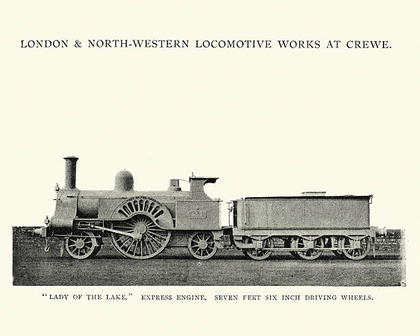 istock LNWR Lady of the Lake Class Steam Train 531548524