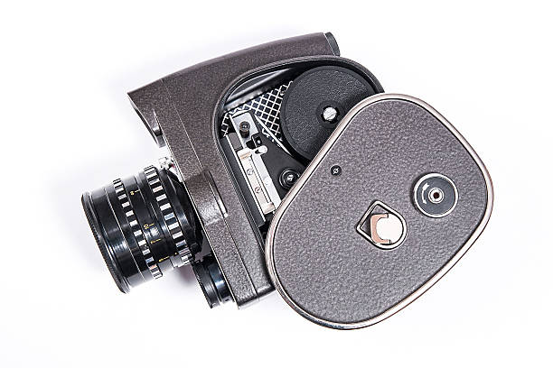 istock Vintage movie camera isolated on white 531551154