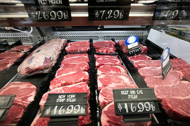 istock Meat Department of Grocery Store 531556068