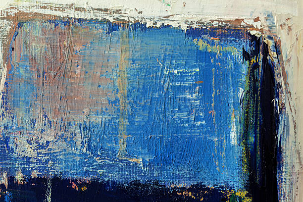 istock Abstract painted blue green and black art backgrounds. 531556582