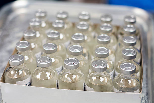 istock vaccine or medicine vials on pharmacy counter 531557468