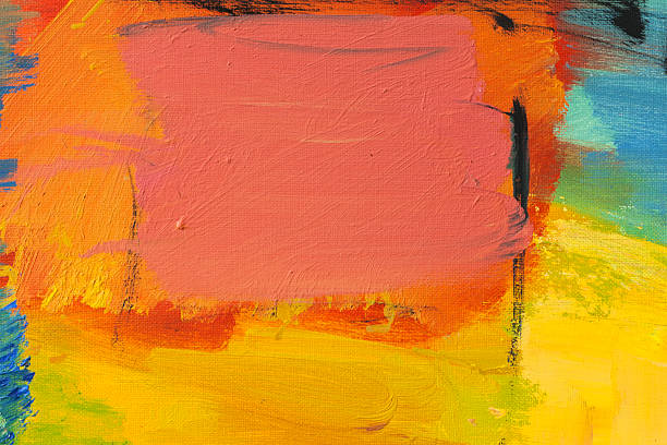 istock Abstract painted red yellow and blue art backgrounds. 531562660