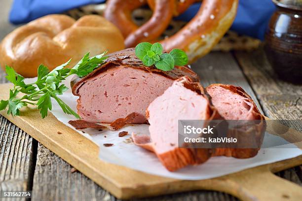 Bayerische Meat Loaf Stockfoto und mehr Bilder von Leberkäse - Leberkäse, Hackfleischbraten, Bayern